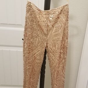 New sequin skinny pants